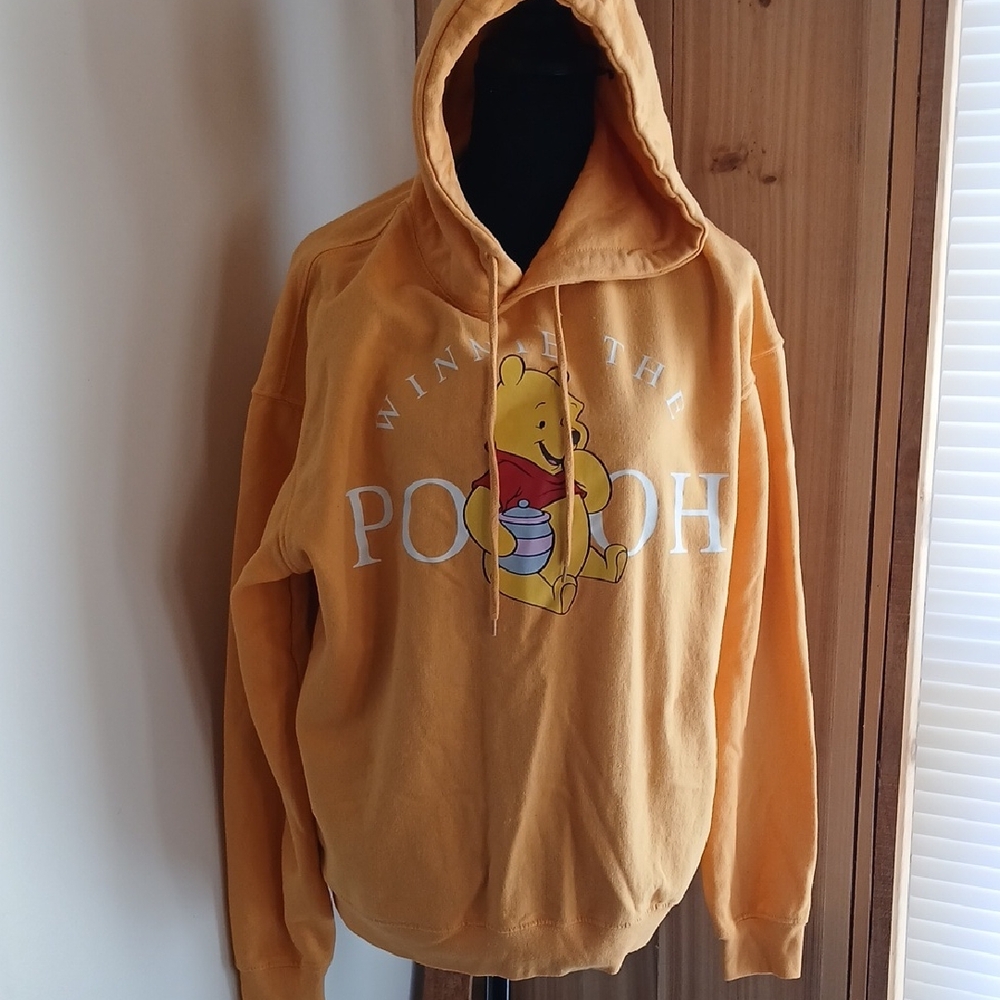 Disney Men's Pooh Hoodie in Yellow